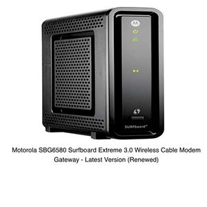 Motorola SBG6580 3.0 Wireless Cable Modem Gateway